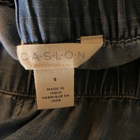 Nordstrom Caslon Blue Wide-Leg Pants - Picture 3 of 4